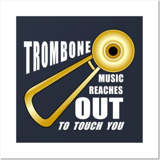 Trombone Reaches Out Posters and Art